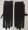 Gloves and Suspenders - Black gloves - short 23cm